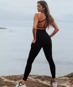 Wolven Recycled Legging With Pockets - Onyx Best Sellers