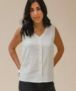Poplinen Ada Linen Tank Best Sellers
