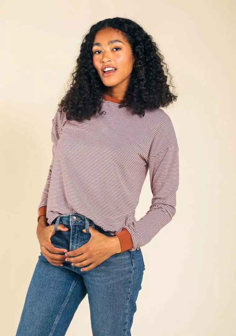 Poplinen Billie Bamboo Stripe Tee 5 Poplinen Billie Bamboo Stripe Tee