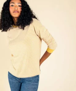 Poplinen Billie Bamboo Stripe Tee
