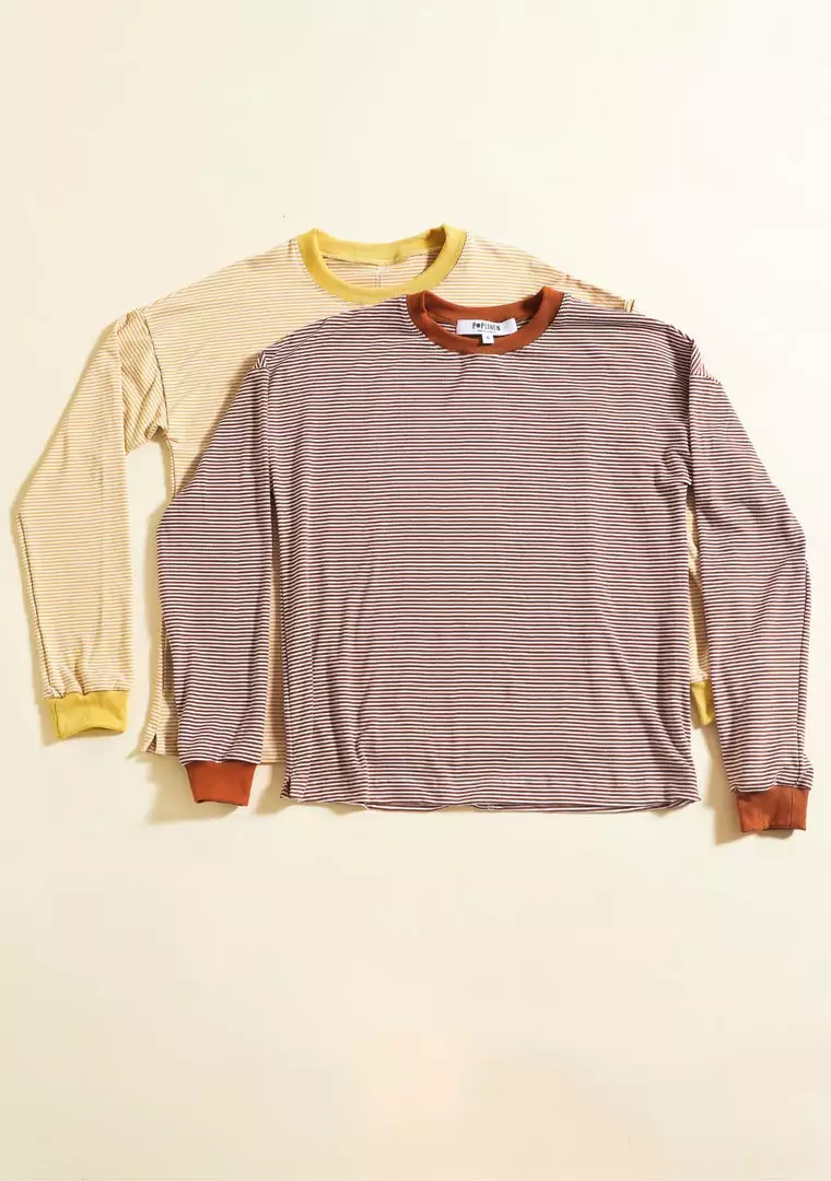 Poplinen Billie Bamboo Stripe Tee 9 Poplinen Billie Bamboo Stripe Tee