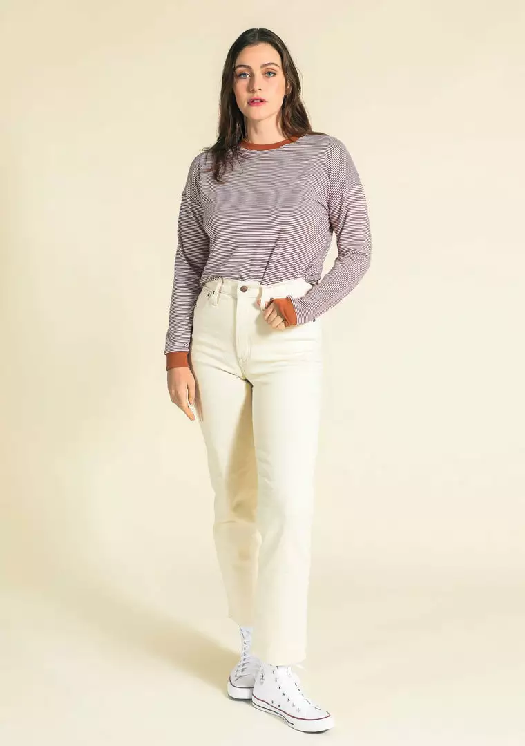 Poplinen Billie Bamboo Stripe Tee 3 Poplinen Billie Bamboo Stripe Tee