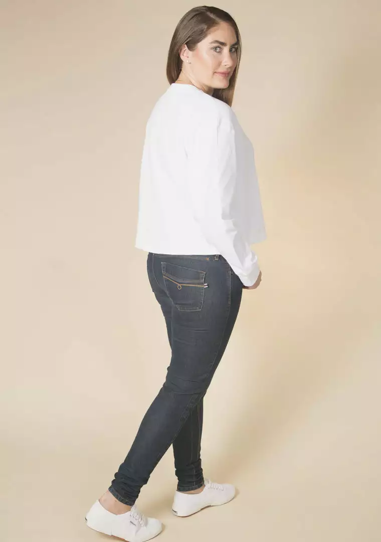 Poplinen Clothing Cindy Crop Pocket Tee - White 3 Poplinen Clothing Cindy Crop Pocket Tee - White