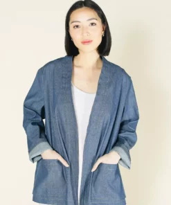 Poplinen Clothing Ren Upcycled Open Smock Jacket