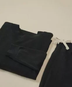 Poplinen René Jogger Set - Black