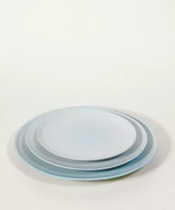 Middle Kingdom Porcelain Wash Ware Plate - Robin Egg Kitchen + Dining