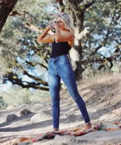 Porter Blue Best Sellers Heart Breaker High Rise Skinny Jean - Vera 14 Porter Blue Best Sellers Heart Breaker High Rise Skinny Jean - Vera