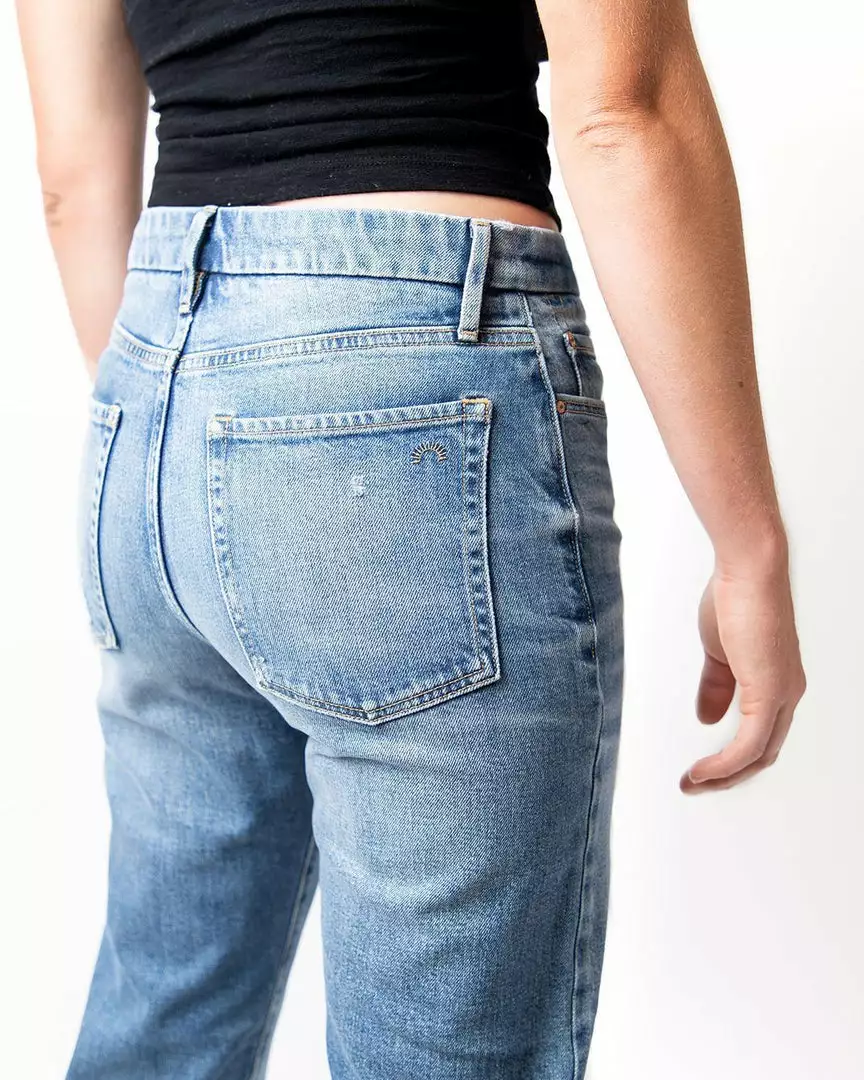 Porter Blue Rebel High Rise Straight Jean - Mabel Best Sellers 4 Porter Blue Rebel High Rise Straight Jean - Mabel Best Sellers