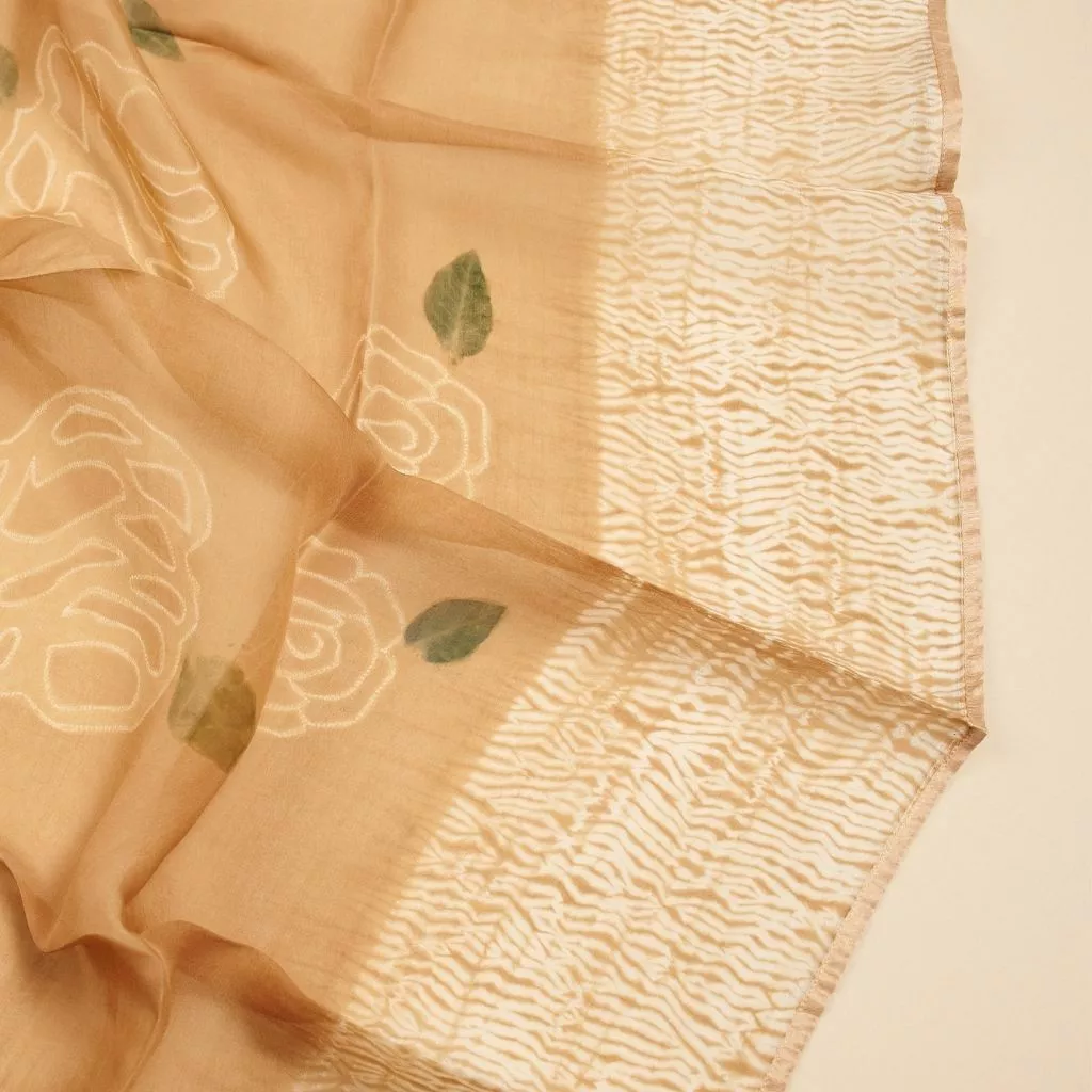 Studio Variously Primrose Cinnamon Silk Scarf 10 Studio Variously Primrose Cinnamon Silk Scarf
