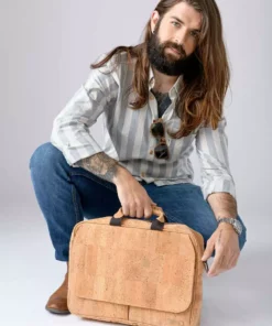 Tiradia Cork Accessories Productivity Cork Briefcase