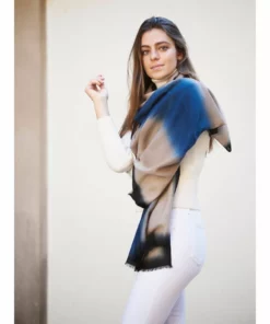 Studio Variously Prussian Cashmere Scarf 12 Studio Variously Prussian Cashmere Scarf