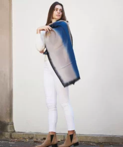 Studio Variously Prussian Cashmere Scarf 11 Studio Variously Prussian Cashmere Scarf