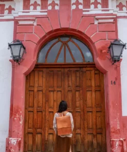 Purse & Clutch Leather Laptop Backpack - Russet Brown Accessories 13 Purse & Clutch Leather Laptop Backpack - Russet Brown Accessories