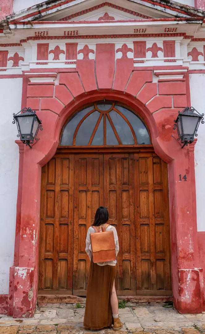 Purse & Clutch Leather Laptop Backpack - Russet Brown Accessories 6 Purse & Clutch Leather Laptop Backpack - Russet Brown Accessories