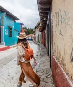 Purse & Clutch Leather Backpack - Russet Brown Handcrafted 12 Purse & Clutch Leather Backpack - Russet Brown Handcrafted
