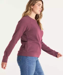 The Standard Stitch French Terry Raglan Sweatshirt Clothing