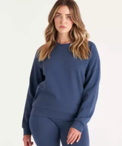 The Standard Stitch French Terry Raglan Sweatshirt Clothing