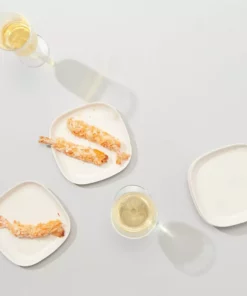 EKOBO Recycled Bamboo Cocktail Plate Set 10 EKOBO Recycled Bamboo Cocktail Plate Set