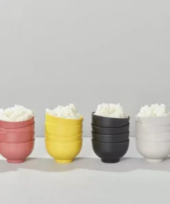 EKOBO Kitchen + Dining Recycled Bamboo Rice Bowl Set