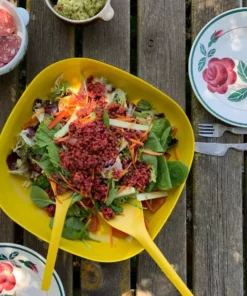 EKOBO Recycled Bamboo Salad Bowl + Servers Set