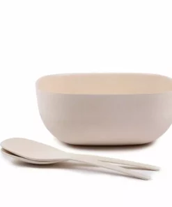 EKOBO Recycled Bamboo Salad Bowl + Servers Set