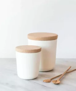 EKOBO Home Goods Recycled Bamboo Storage Jar Set
