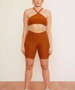 Wolven Best Sellers Recycled Bike Short With Pockets - Turmeric 18 Wolven Best Sellers Recycled Bike Short With Pockets - Turmeric