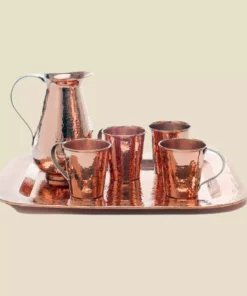 Sertodo Copper Recycled Copper Moscow Mules For Four Set