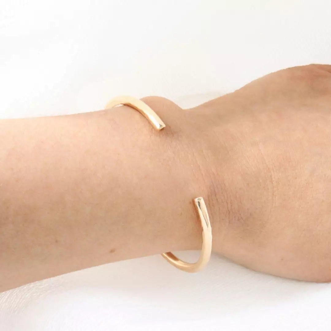 Sara Patino Jewelry Recycled Golden Orbit Cuff Bracelet 9 Sara Patino Jewelry Recycled Golden Orbit Cuff Bracelet