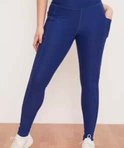 Wolven Recycled Legging With Pockets - Indigo Activewear + Athleisure