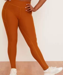 Wolven Recycled Legging With Pockets- Turmeric Best Sellers