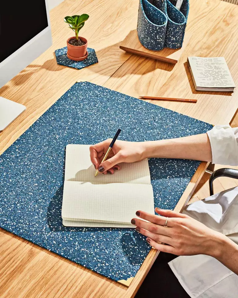 Slash Objects Recycled Rubber Deskmat - Royal 2 Slash Objects Recycled Rubber Deskmat - Royal