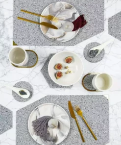 Slash Objects Kitchen + Dining Recycled Rubber Placemat Set 19 Slash Objects Kitchen + Dining Recycled Rubber Placemat Set