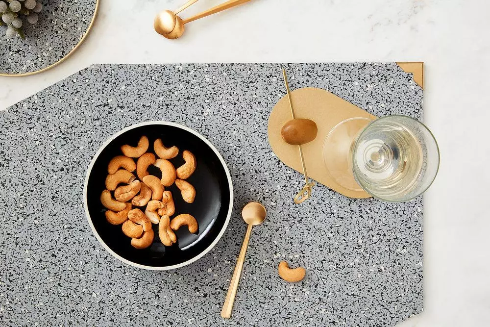 Slash Objects Kitchen + Dining Recycled Rubber Placemat Set 7 Slash Objects Kitchen + Dining Recycled Rubber Placemat Set