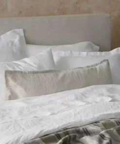 Coyuchi Home Goods Relaxed Linen Lumbar Pillow Cover