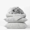 Coyuchi Home Goods Relaxed Linen Sheet Set - Fog