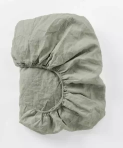 Coyuchi Home Goods Relaxed Linen Sheet Set - Laurel