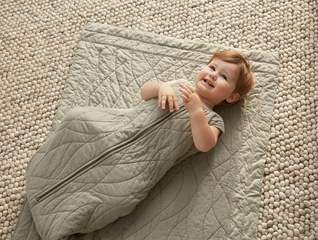 Coyuchi Baby Gifts Remi Quilted Snuggle Sack - Laurel 3 Coyuchi Baby Gifts Remi Quilted Snuggle Sack - Laurel