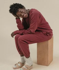 Poplinen René Jogger Set - Brick Clothing