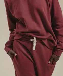 Poplinen René Jogger Sweatpant - Brick Clothing