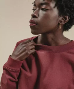 Poplinen René Jogger Sweatshirt - Brick Clothing