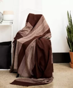 Studio Variously Resin Merino Wool Throw Blanket