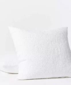 Coyuchi Reyes Waffle Sham - Alpine White Home Goods