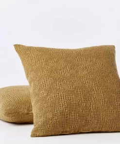 Coyuchi Reyes Waffle Sham - Hazel
