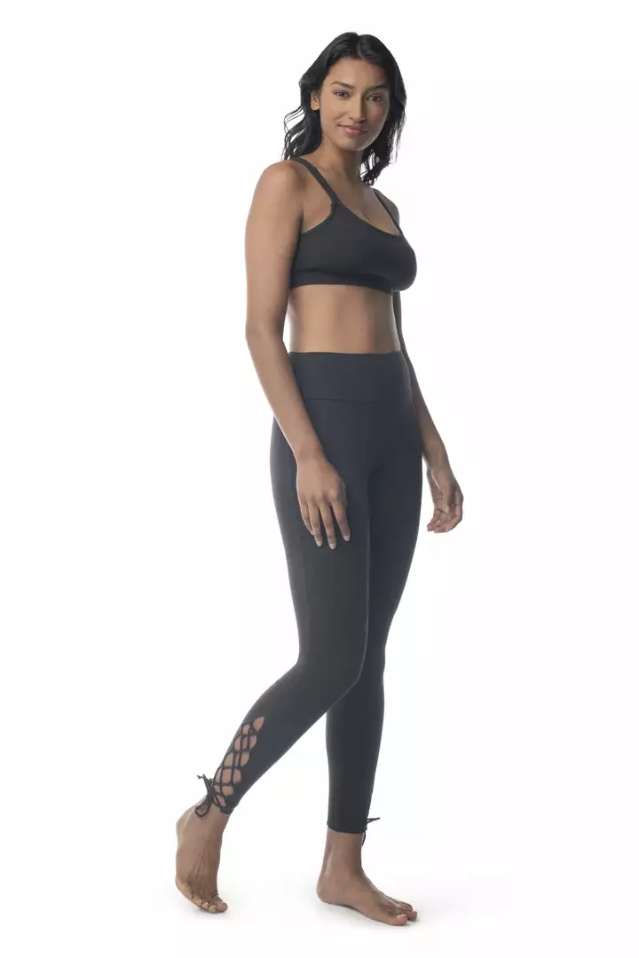 Synergy Organic Clothing Rhythm Yoga Bra - Black 4 Synergy Organic Clothing Rhythm Yoga Bra - Black