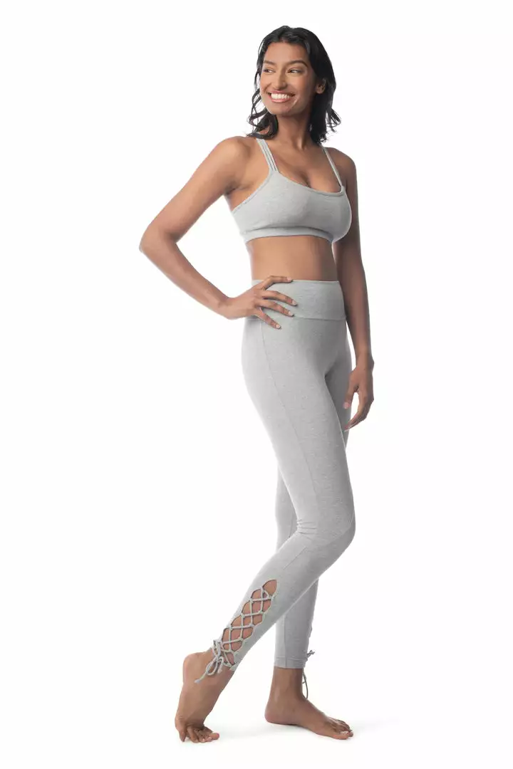 Synergy Organic Clothing Rhythm Yoga Bra - Heather Gray 4 Synergy Organic Clothing Rhythm Yoga Bra - Heather Gray