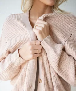 WVN Ribbed Oversized Cardigan