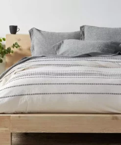 Coyuchi Rippled Stripe Duvet Cover 11 Coyuchi Rippled Stripe Duvet Cover
