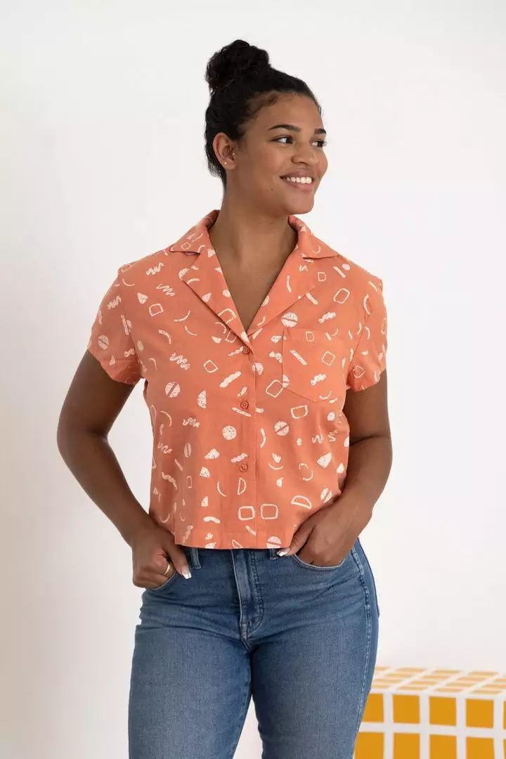 North Of West Rizo Squiggles Blouse Sale 1 North Of West Rizo Squiggles Blouse Sale