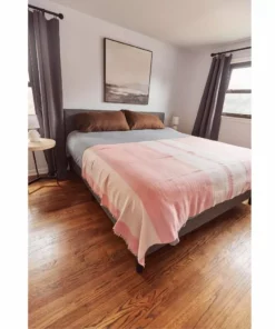 Studio Variously Rosa Merino Throw Blanket